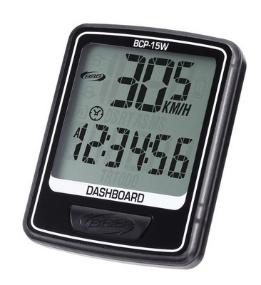 BBB BCP-15W DashBoard 10 Kerékpár Computer - fekete - ezüst